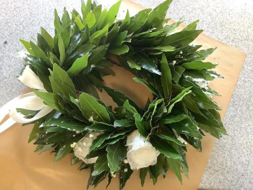 Corona alloro per laurea